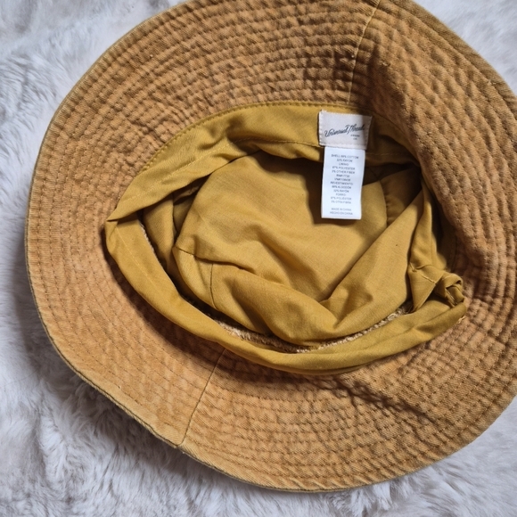 Mustard Yellow Bucket Hat Universal Thread Cotton Blend Fall Spring Summer Stree - Picture 7 of 9